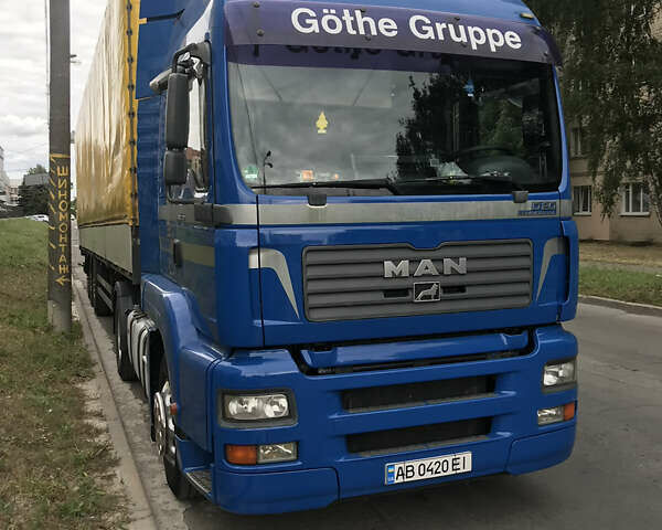 Синій МАН TGA, об'ємом двигуна 10.5 л та пробігом 208 тис. км за 14500 $, фото 4 на Automoto.ua