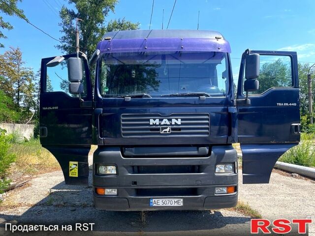 Синий МАН ТГА, объемом двигателя 10.5 л и пробегом 958 тыс. км за 21000 $, фото 1 на Automoto.ua