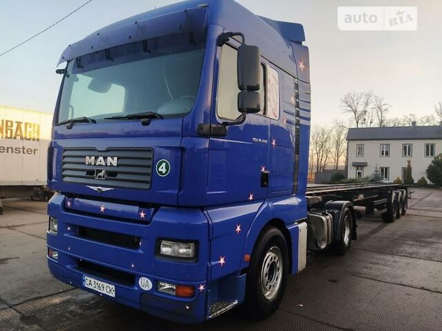 Синий МАН ТГА, объемом двигателя 10.5 л и пробегом 100 тыс. км за 15500 $, фото 5 на Automoto.ua