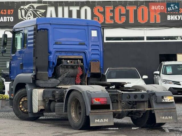 Синий МАН ТГА, объемом двигателя 10.52 л и пробегом 450 тыс. км за 8800 $, фото 4 на Automoto.ua