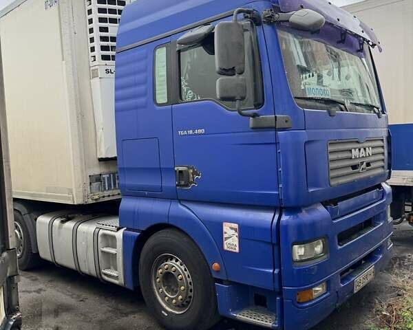 Синий МАН ТГА, объемом двигателя 12.82 л и пробегом 800 тыс. км за 8500 $, фото 9 на Automoto.ua