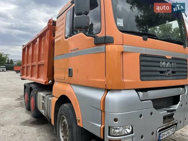 Оранжевый МАН ТГА, объемом двигателя 12.82 л и пробегом 539 тыс. км за 35000 $, фото 2 на Automoto.ua
