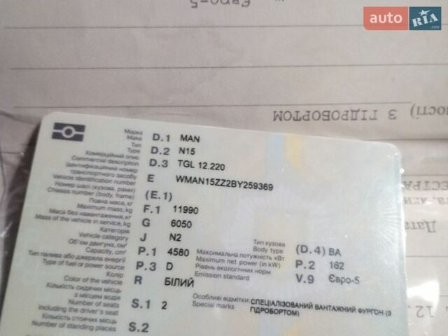 Белый МАН ТГЛ, объемом двигателя 4.58 л и пробегом 442 тыс. км за 28000 $, фото 33 на Automoto.ua