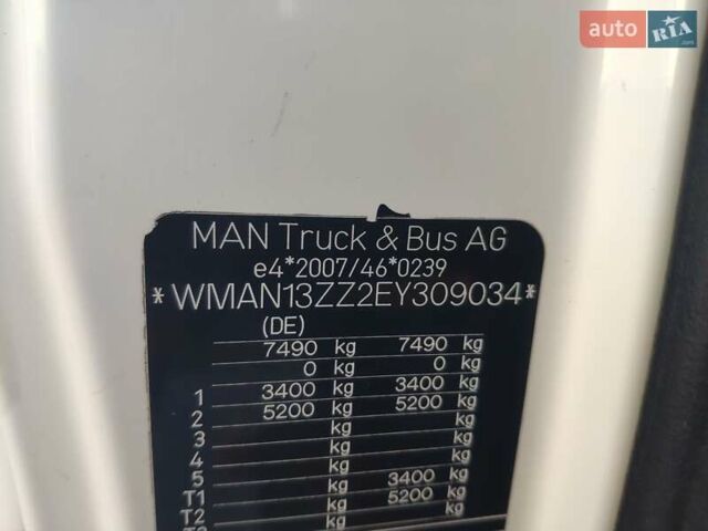 Білий МАН TGL, об'ємом двигуна 4.6 л та пробігом 340 тис. км за 26700 $, фото 10 на Automoto.ua