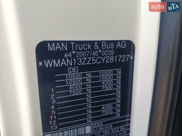Белый МАН ТГЛ, объемом двигателя 4.6 л и пробегом 384 тыс. км за 29900 $, фото 24 на Automoto.ua