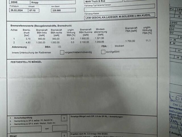 Белый МАН ТГЛ, объемом двигателя 6.8 л и пробегом 265 тыс. км за 45800 $, фото 39 на Automoto.ua