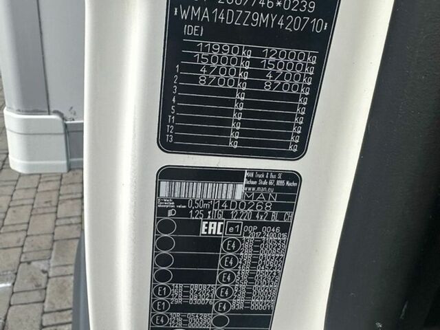 Білий МАН TGL, об'ємом двигуна 4.6 л та пробігом 520 тис. км за 66700 $, фото 28 на Automoto.ua