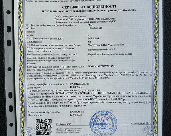 МАН ТГЛ, объемом двигателя 4.6 л и пробегом 360 тыс. км за 33400 $, фото 31 на Automoto.ua