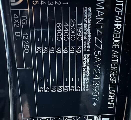 МАН TGL, об'ємом двигуна 0 л та пробігом 760 тис. км за 53222 $, фото 4 на Automoto.ua