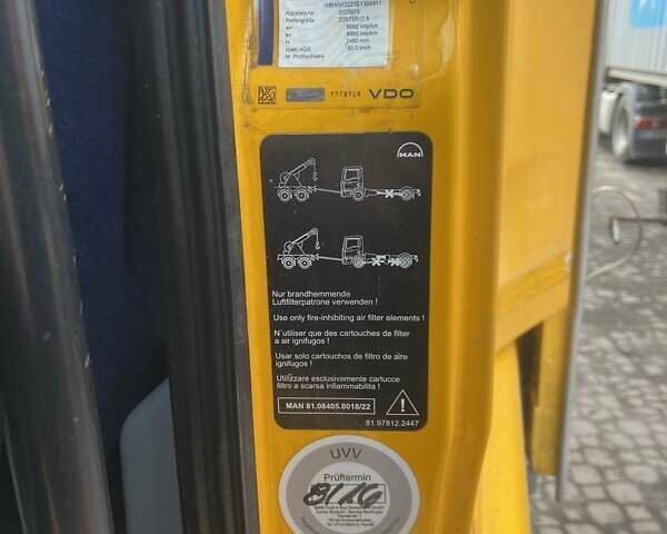 Желтый МАН ТГЛ, объемом двигателя 4.58 л и пробегом 910 тыс. км за 33000 $, фото 19 на Automoto.ua