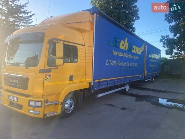 Желтый МАН ТГЛ, объемом двигателя 4.58 л и пробегом 910 тыс. км за 33000 $, фото 3 на Automoto.ua