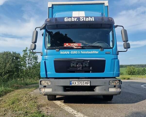 Синий МАН ТГЛ, объемом двигателя 4.58 л и пробегом 585 тыс. км за 27000 $, фото 3 на Automoto.ua
