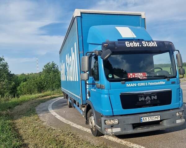 Синий МАН ТГЛ, объемом двигателя 4.58 л и пробегом 585 тыс. км за 27000 $, фото 4 на Automoto.ua