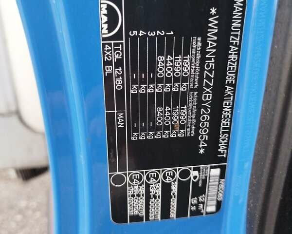 Синій МАН TGL, об'ємом двигуна 4.6 л та пробігом 704 тис. км за 26500 $, фото 27 на Automoto.ua