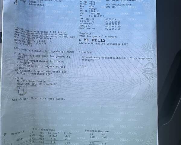Зеленый МАН ТГЛ, объемом двигателя 4.58 л и пробегом 375 тыс. км за 23900 $, фото 26 на Automoto.ua