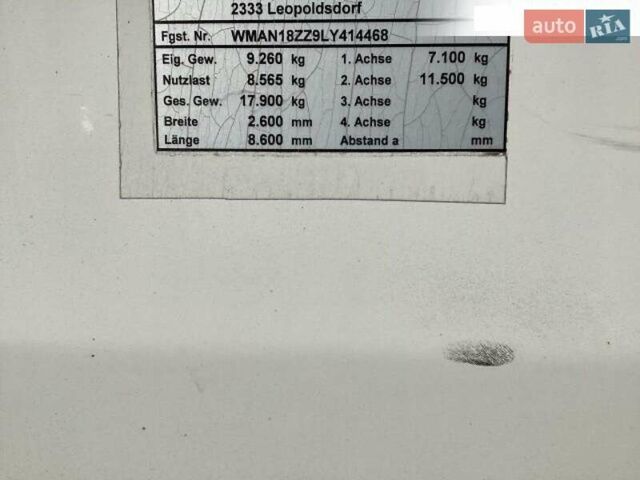 Белый МАН ТГМ, объемом двигателя 0 л и пробегом 121 тыс. км за 101098 $, фото 14 на Automoto.ua