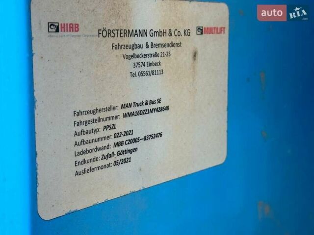 Синій МАН TGM, об'ємом двигуна 0 л та пробігом 214 тис. км за 72651 $, фото 1 на Automoto.ua