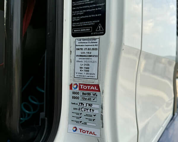 Белый МАН ТГС, объемом двигателя 10.52 л и пробегом 250 тыс. км за 14800 $, фото 13 на Automoto.ua