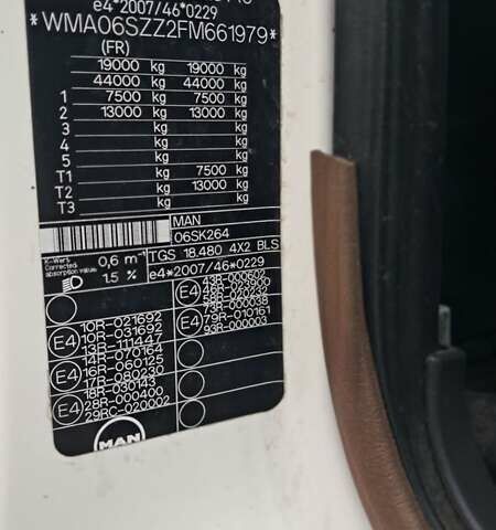 Білий МАН TGS, об'ємом двигуна 12.42 л та пробігом 888 тис. км за 19000 $, фото 10 на Automoto.ua