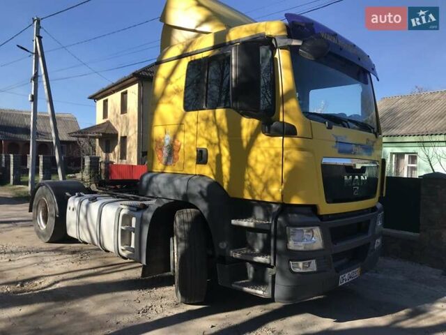 Желтый МАН ТГС, объемом двигателя 10.5 л и пробегом 841 тыс. км за 13550 $, фото 1 на Automoto.ua
