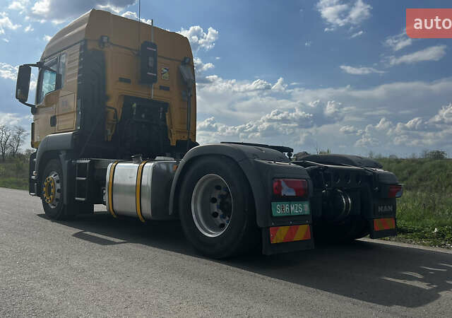 Желтый МАН ТГС, объемом двигателя 12.42 л и пробегом 770 тыс. км за 26300 $, фото 2 на Automoto.ua
