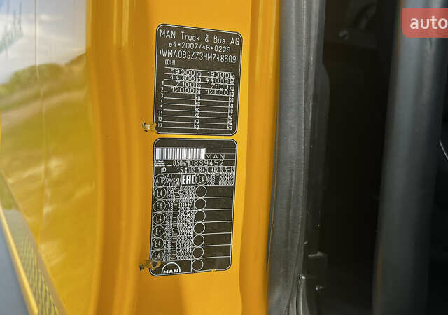 Желтый МАН ТГС, объемом двигателя 12.42 л и пробегом 770 тыс. км за 26300 $, фото 11 на Automoto.ua