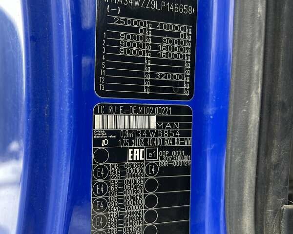 Синий МАН ТГС, объемом двигателя 10.52 л и пробегом 193 тыс. км за 120000 $, фото 13 на Automoto.ua