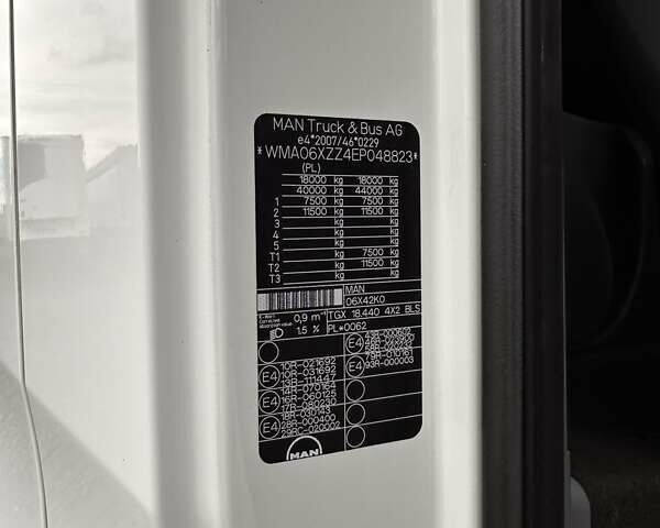 Белый МАН ТГХ 18.440, объемом двигателя 10.8 л и пробегом 900 тыс. км за 17000 $, фото 23 на Automoto.ua