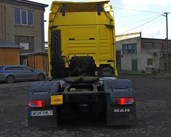 Желтый МАН ТГХ 18.440, объемом двигателя 12.82 л и пробегом 600 тыс. км за 27000 $, фото 4 на Automoto.ua