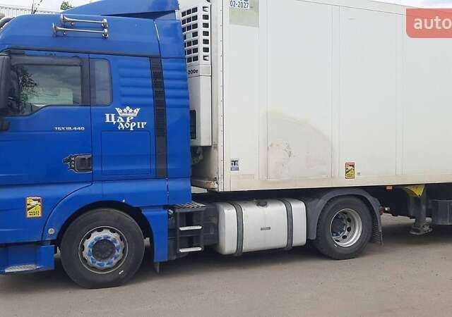 Синий МАН ТГХ 18.440, объемом двигателя 12 л и пробегом 700 тыс. км за 19000 $, фото 1 на Automoto.ua