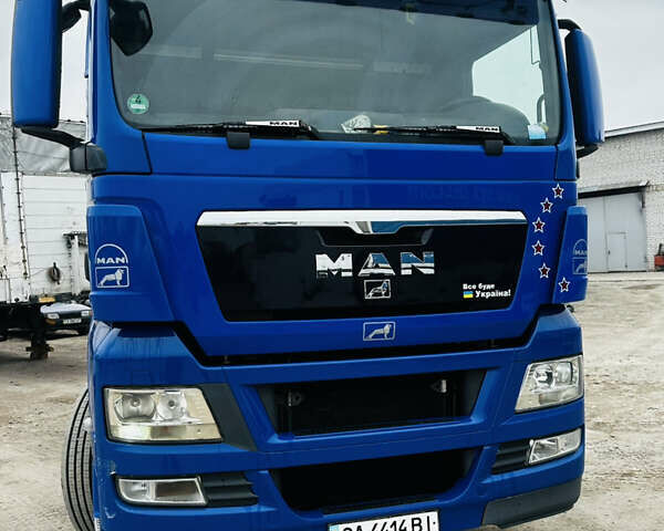 Синий МАН ТГХ 18.440, объемом двигателя 10.52 л и пробегом 999 тыс. км за 17750 $, фото 3 на Automoto.ua