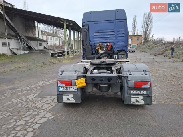 Синий МАН ТГХ 18.440, объемом двигателя 12.42 л и пробегом 837 тыс. км за 14200 $, фото 4 на Automoto.ua