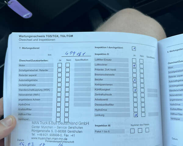 Белый МАН ТГКС, объемом двигателя 10.52 л и пробегом 890 тыс. км за 27000 $, фото 37 на Automoto.ua