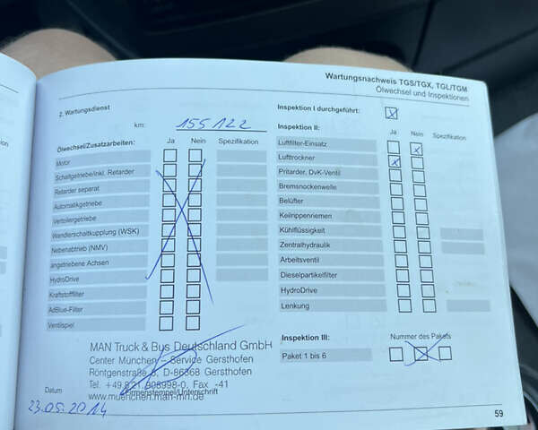 Белый МАН ТГКС, объемом двигателя 10.52 л и пробегом 890 тыс. км за 27000 $, фото 32 на Automoto.ua