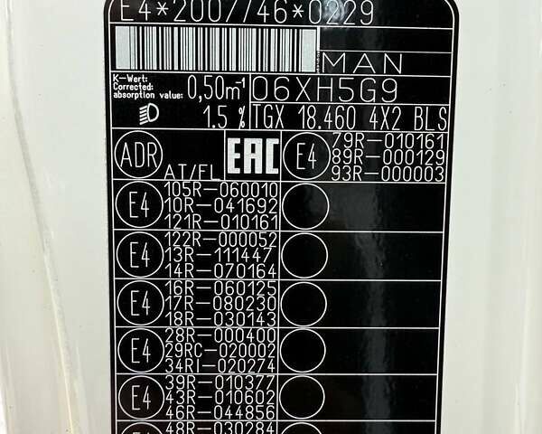 Белый МАН ТГКС, объемом двигателя 12.9 л и пробегом 390 тыс. км за 36999 $, фото 178 на Automoto.ua