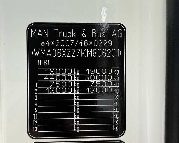 Белый МАН ТГКС, объемом двигателя 12.9 л и пробегом 390 тыс. км за 36999 $, фото 177 на Automoto.ua