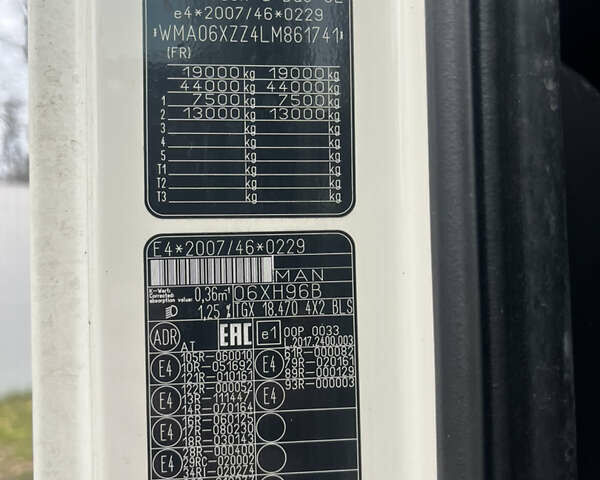 Білий МАН ТГКС, об'ємом двигуна 12.42 л та пробігом 525 тис. км за 50529 $, фото 23 на Automoto.ua