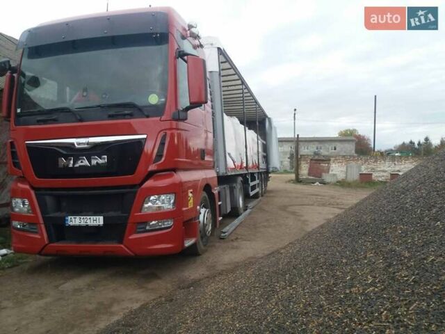 Красный МАН ТГКС, объемом двигателя 12.5 л и пробегом 581 тыс. км за 27800 $, фото 6 на Automoto.ua