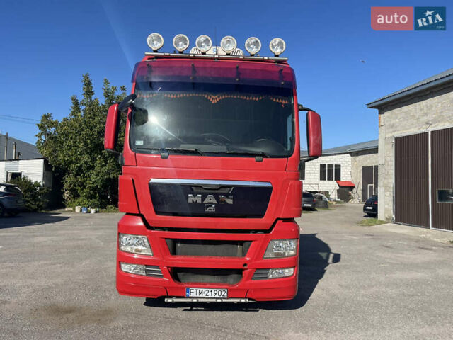 Красный МАН ТГКС, объемом двигателя 12.42 л и пробегом 914 тыс. км за 12700 $, фото 1 на Automoto.ua