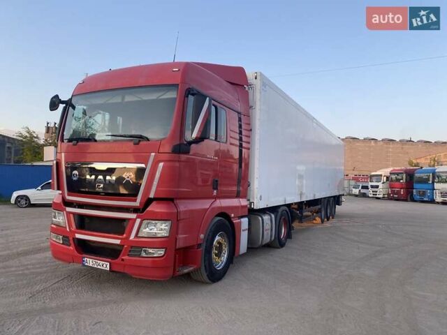 Красный МАН ТГКС, объемом двигателя 10.52 л и пробегом 265 тыс. км за 13500 $, фото 3 на Automoto.ua