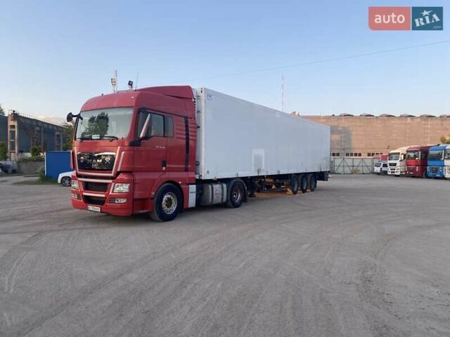 Красный МАН ТГКС, объемом двигателя 10.52 л и пробегом 265 тыс. км за 13500 $, фото 4 на Automoto.ua