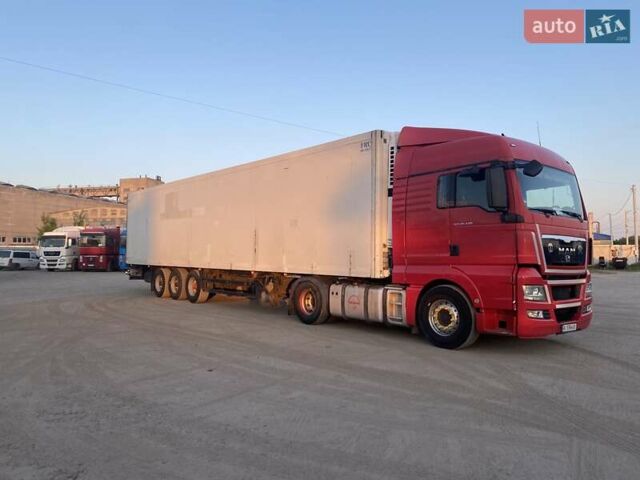 Красный МАН ТГКС, объемом двигателя 10.52 л и пробегом 265 тыс. км за 13500 $, фото 1 на Automoto.ua
