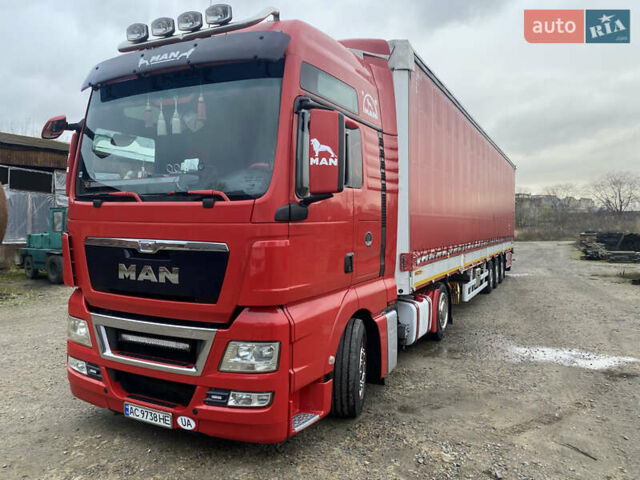 Красный МАН ТГКС, объемом двигателя 10.52 л и пробегом 107 тыс. км за 29000 $, фото 12 на Automoto.ua