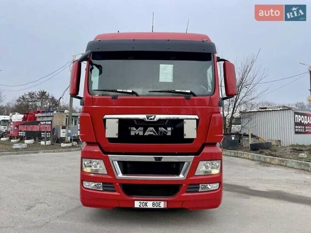 Красный МАН ТГКС, объемом двигателя 10.52 л и пробегом 921 тыс. км за 20300 $, фото 2 на Automoto.ua