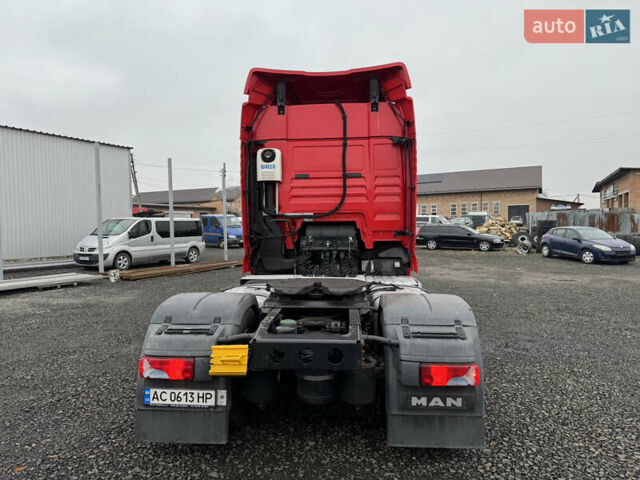 Красный МАН ТГКС, объемом двигателя 15.2 л и пробегом 793 тыс. км за 19500 $, фото 4 на Automoto.ua
