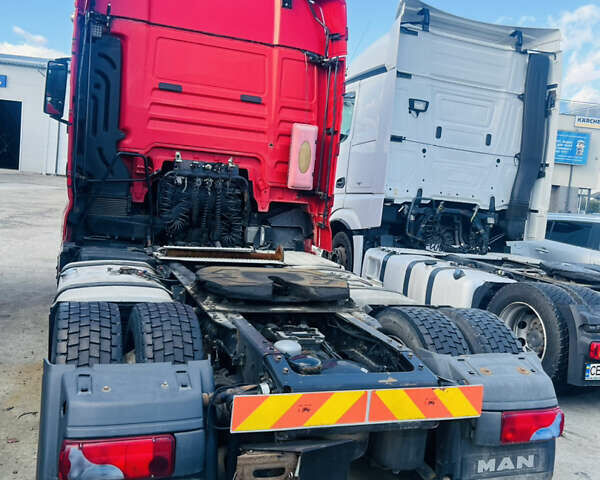 Красный МАН ТГКС, объемом двигателя 10.52 л и пробегом 770 тыс. км за 11800 $, фото 7 на Automoto.ua