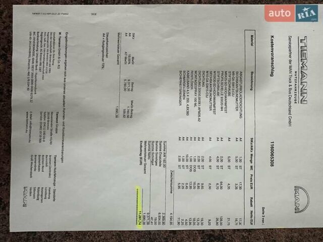 Червоний МАН ТГКС, об'ємом двигуна 12.5 л та пробігом 940 тис. км за 19500 $, фото 33 на Automoto.ua