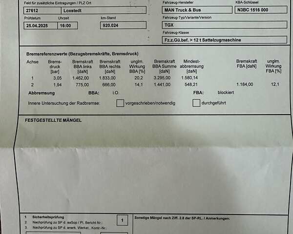 Червоний МАН ТГКС, об'ємом двигуна 12.5 л та пробігом 940 тис. км за 19500 $, фото 28 на Automoto.ua