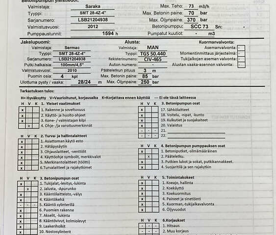 МАН ТГКС 2012 у Одесі на Automoto.ua МАН ТГКС, об'ємом двигуна 0 л та пробігом 375 тис. км за 140237 $, фото 28 на Automoto.ua