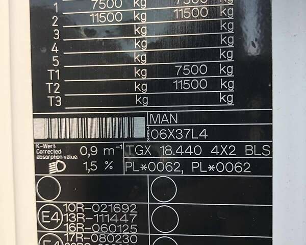 МАН ТГКС, об'ємом двигуна 10.52 л та пробігом 983 тис. км за 21734 $, фото 25 на Automoto.ua